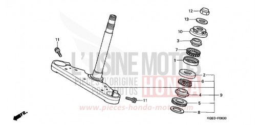 STEERING STEM VT125CY de 2000